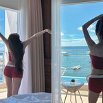 새빨간 핫팬츠가 '아찔'… 브브걸 <b>민영</b>, 한줌 허리 좀 봐?