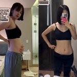 김보미 납작배 자랑, 출산 4개월만 45㎏까지 뺐다 “굶은 것 <b>NO</b>”