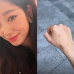 ‘최태준’ 박신혜, 정치색 논란 피한 인증샷..<b>주먹</b> 꽉 쥐었다