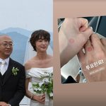 투표 <b>완료</b>!" 최여진김재욱, 손 꼭 잡고..결혼 반지에 '선거 도장...