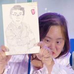 이재명 캐리커처 공개...'남편 손 꼭 잡았다' [제21대 <b>대선</b>]