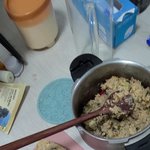 <b>주먹밥</b> 도시락 만듦.