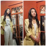 한고은, “하객 핏 이렇게 입어야죠”…레몬빛 재킷에 고은美 폭발