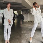 46세 채연, 나이를 거꾸로 먹나‥올 화이트 슈트도 완벽 소화