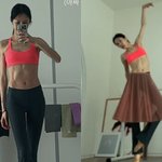 "엄마 몸 맞아?"...'엄태웅' 윤혜진, 식스팩 + 175cm...