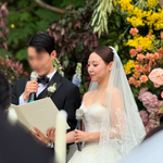 미쓰에이 민, 밝은 미소 빛난 결혼식… 브라이언 "진심으로 축하"