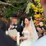 미쓰에이 민, 결혼식 현장 포착→박준형·브라이언 "축하해" [TD#]