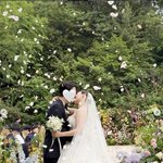 미쓰에이 민, 결혼식서 남편과 로맨틱 키스…가려도 훈남 비주얼 [N샷]