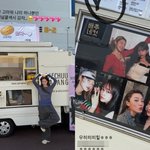  <b>리정</b>과 이렇게 친했어? 깜짝 커피차 인증 "너무너무 고마워"