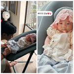 손담비 딸 해이, 아빠 눈빛에 <b>미동</b>도 없음… “해이 아부지” 현실...