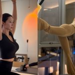 쌍둥이맘 한그루, 대놓고 뽐낸 애플힙 레깅스 자태‥탄탄 등 근육까지