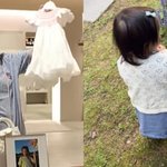 이민정, 일본서 딸 원피스 발견하고 행복 "딱 <b>서이</b> 사이즈"