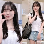 '아침에도 상큼' <b>노제</b>, 한남동 밝히는 큐트 매력