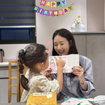 딸, 4살인데 예술가 <b>DNA</b>가.."엄마 사랑해요" 편지+그림...