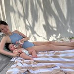 이유영 "먹고 수영하고 낮잠" 엄마의 일상..'귀요미 딸' 임지연도...