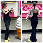 김혜수, 아이스크림 하나로 난리… 블랙 원피스 옆태에 모두 <b>숨멎</b>