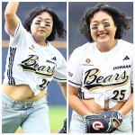 ‘제이미맘 맞아요’…이수지 시구보다 배꼽, 양의지 눈 질끈 감다