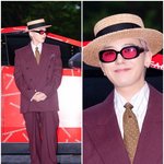 [현장포토] "오늘은, 버건지~디"...지드래곤, 스타일 아이콘