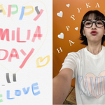 강지영, '카밀리아 데이' 인증샷 공개…카라, 여름 투어 돌입