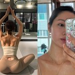 ‘싱글맘’ 한그루, 헉 소리나는 등 근육+애플힙‥<b>AI</b>보다 완벽한...