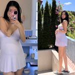 '쌍둥이 임신' 김지혜, 슬립만 입고 D라인 자랑..23주인데 벌써...
