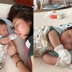 손담비해이 "둘다 기절" 어떤 모습? 행복한 두 <b>모녀</b>