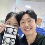 '<b>박요한</b>' 박보미, 둘째 딸 초음파 공개 "계속 보고 싶어"