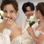 '43세 결혼' 채은정, 웨딩화보 공개…"내 <b>반쪽</b> 고생 많아