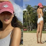 포미닛 허가윤 구릿빛 핫바디로 <b>발리</b> 접수, 과감 수영복 자태