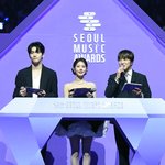 [포토]수빈-<b>미연</b>-강승윤, 서울가요대상의 3MC