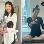 ‘이규혁’ 손담비, 출산 두달만에 <b>늘씬</b> 비주얼 “몸무게 감량 비결은...