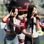 걸그룹 트리플에스 잠실 <b>LG</b> 홈경기 시구