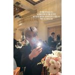 김재중 "부케 받았다", 김준수 쌍둥이 형 결혼식서 포착