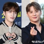 <b>부케</b> 받은 김재중X조카 바보 김준수…쌍둥이형 결혼식서 '의리' [엑's...