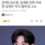 [단독] 김수현, 김새론 유족·가세연 김세의 '<b>무고</b> 혐의'로 고소