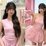 “체리 벚꽃 컵케이크”…장원영, 핑크를 입은 요정의 등장