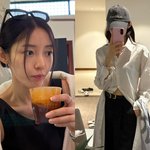 서하얀, 단추 하나 풀고 <b>셔츠</b> 한 자락만…오형제맘 '꾸<b>안</b>꾸' 정석