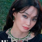 신민아, <b>히피</b>펌+스모키 반전 퇴폐미..내가 바로 황후 나비에다[화보]