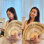 '사업가' 한다감, 5만원 돈<b>부채</b> 들고 인증샷…"부모님 선물,...