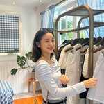 '아들맘' <b>우혜림</b>, 완벽 쇄골 라인 어깨 오픈! 살 찔 틈이 없네