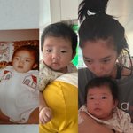 손담비, 이규혁 <b>섭섭</b>할 '딸 해이' 비주얼 자랑…너무 닮은 붕어빵