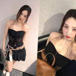 크러쉬 조이, 미모 물오르니 '자신감↑'…어깨 노출도 과감하게