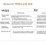 여자의 나이와 커피콩의 <b>품종</b> 상관관계.