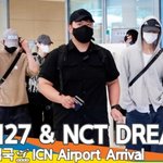 엔시티 드림&amp; 엔시티 127, 입국길 함께한 시크+청량 조합[뉴스엔TV]