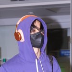 [현장포토] "후드+헤드폰"...마크, 스타일 아이콘