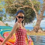 기은세 군살 없는 수영복 자태…동안 섹시 이런 것 [DA]