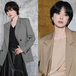 송혜교, 가을 불러온 계절 여신..시크한 표정까지