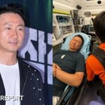 '55세' 주영훈, 119구급차에 실려 갔다…초췌하게 누워있는 사진...