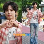 박보검, 베이비펌에 핑크셔츠‥여름 <b>남친룩</b> 완성