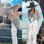 기은세, 스카프야 옷이야! 필리핀 <b>보홀</b>에서 달랑 스카프 하나 핫한...